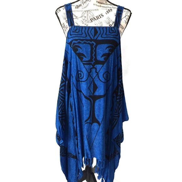 Unmarked Aztec Swimwear Cover Up Dress in One Size - Picture 1 of 8